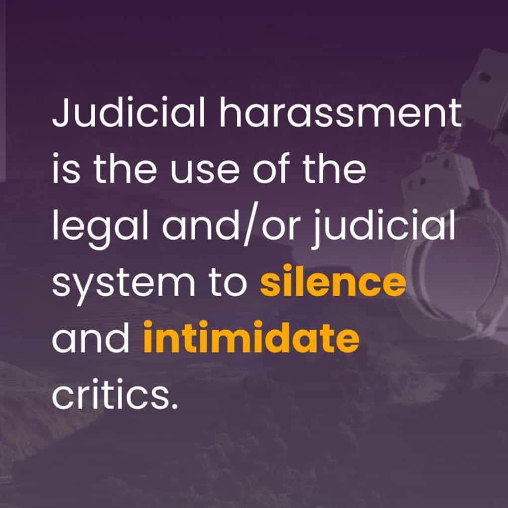 What is Judicial Harassment? International Indigenous Peoples Movement